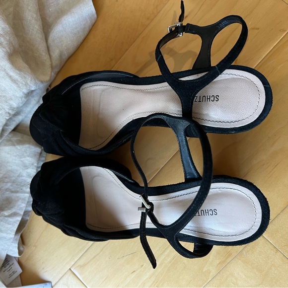 SOLD SCHUTZ Thalyta Suede Sandals - Picture 9 of 15